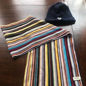 Paul Smith scarf and hat set
